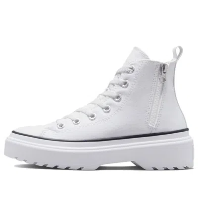 CONVERSE (GS) CONVERSE CHUCK TAYLOR ALL STAR LUGGED LIFT PLATFORM CANVAS 'WHITE'