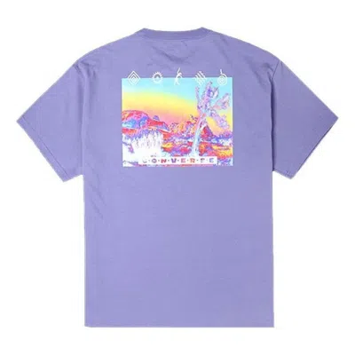 CONVERSE Converse Inverted Desert Graphic T-Shirt 'Slate Lilac'
