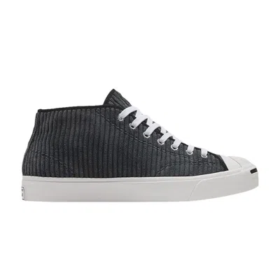 CONVERSE JACK PURCELL MID 'BLACK CORDUROY'