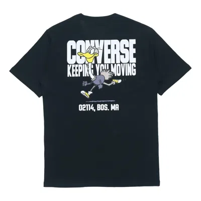 CONVERSE Converse Keep Moving Short Sleeve T-Shirt 'Black'