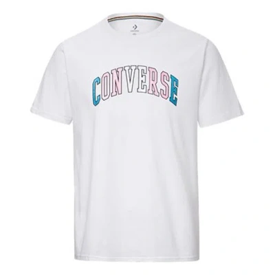 CONVERSE Men's Converse Printing Short Sleeve White