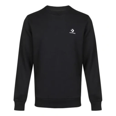 CONVERSE Men's Converse Round Neck Pullover Casual Black