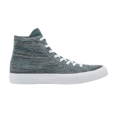 CONVERSE NIKE X CHUCK TAYLOR ALL STAR FLYKNIT HIGH 'DARK ATOMIC TEAL IGLOO'