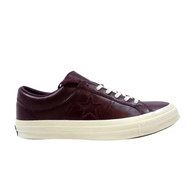 CONVERSE ONE STAR LOW 'DARK SANGRIA'