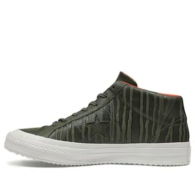 CONVERSE Converse One Star Mid Tops Green