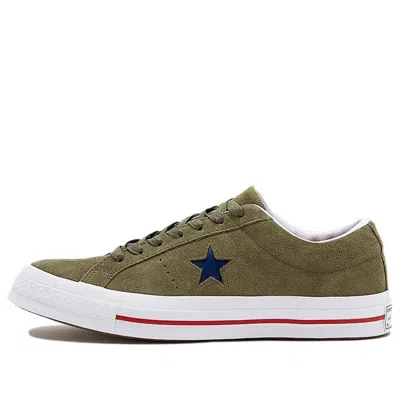 CONVERSE Converse One Star Non-Slip Wear-resistant Casual Skateboarding Shoes Unisex Green