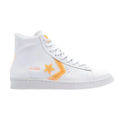 CONVERSE PRO LEATHER HIGH 'HI-VIS COLLECTION - WHITE FLASH ORANGE'