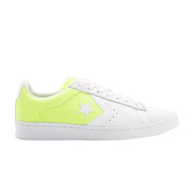 CONVERSE PRO LEATHER LOW 'WHITE GHOST GREEN'