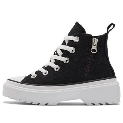 CONVERSE (PS) Converse Chuck Taylor All Star High Top Lugged Casual Shoes 'Black White'