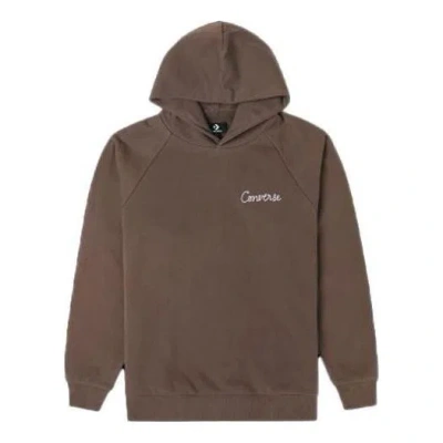 CONVERSE Converse Raglan Elevated Hoodie 'Brown'