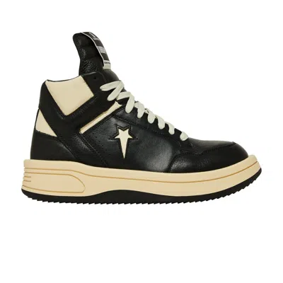 CONVERSE RICK OWENS X DRKSHDW TURBOWPN MID 'BLACK CLOUD CREAM'