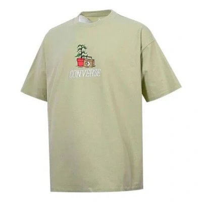 CONVERSE Converse Road Trip T-Shirt 'Olive Aura'