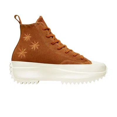 CONVERSE RUN STAR HIKE PLATFORM HIGH 'EMBROIDERED FLORAL - AMBER'