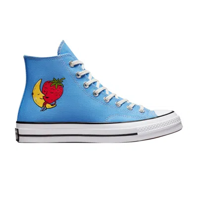 CONVERSE SKY HIGH FARM WORKWEAR X CHUCK 70 HIGH 'STRAWBERRY MOON - UNIVERSITY BLUE'
