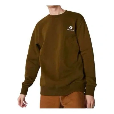 CONVERSE Converse Star Chevron EMB Crew Sweatshirt 'Olive Green'