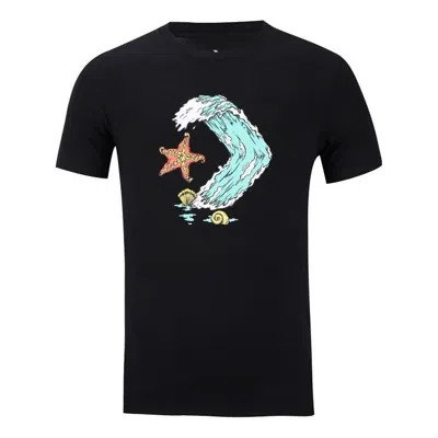 CONVERSE Converse Star Chevron Ocean T-Shirt 'Black'