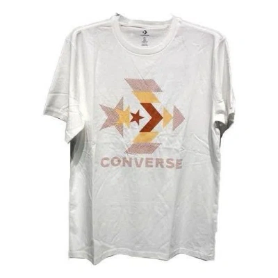 CONVERSE Converse Star Chevron Zoomed In Graphic T-Shirt 'White'
