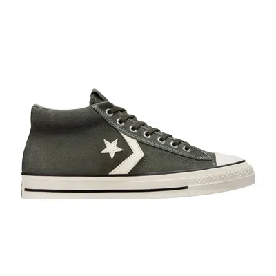 CONVERSE STAR PLAYER 76 SUEDE MID 'CAVE GREEN'