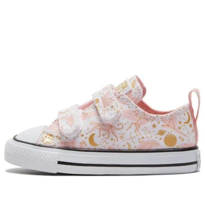 CONVERSE (TD) Converse Chuck Taylor All Star 2V Canvas Shoes Pink/White