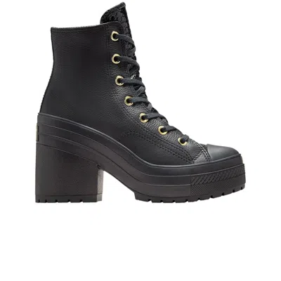 CONVERSE WMNS CHUCK 70 DE LUXE HEEL PLATFORM HIGH 'BLACK LIGHT GOLD'