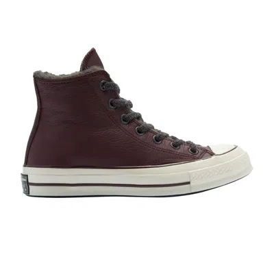 CONVERSE WMNS CHUCK 70 HIGH 'COZY CLUB - BLACK CURRANT'