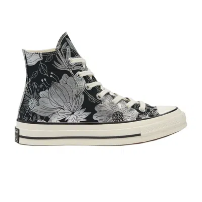 CONVERSE WMNS CHUCK 70 HIGH 'VINTAGE FLORAL - BLACK SILVER'