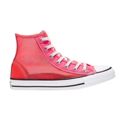 CONVERSE WMNS CHUCK TAYLOR ALL STAR HIGH 'SEE THRU - RACER PINK'
