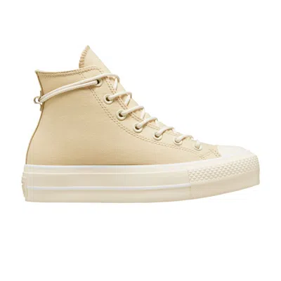 CONVERSE WMNS CHUCK TAYLOR ALL STAR LIFT PLATFORM CANVAS HIGH 'OAT MILK'
