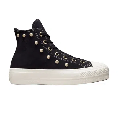 CONVERSE WMNS CHUCK TAYLOR ALL STAR LIFT PLATFORM HIGH 'STUDS - BLACK LIGHT GOLD'