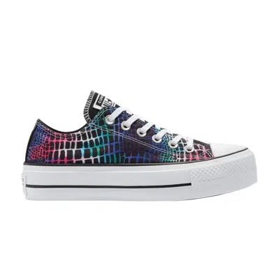 CONVERSE WMNS CHUCK TAYLOR ALL STAR PLATFORM LOW 'DIGITAL DAZE - CROCODILE SCALES'