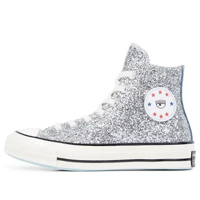 CONVERSE (WMNS) Converse Chiara x Chuck 70 High 'Silver Glitter Blue'
