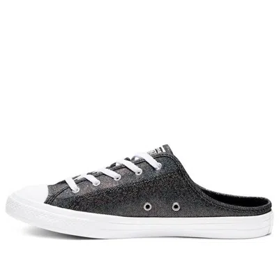 CONVERSE (WMNS) Converse Chuck Taylor All Star Dainty Mule Metal Black Pedal Casual Canvas Shoes
