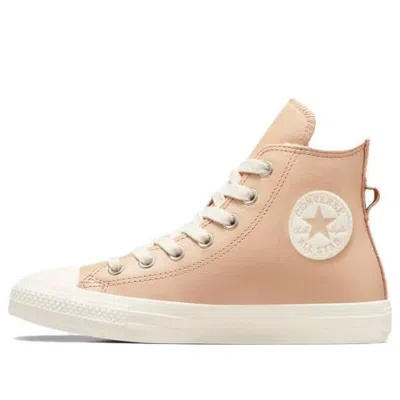 CONVERSE (WMNS) Converse Chuck Taylor All Star Leather Faux Fur Lining 'Pink'