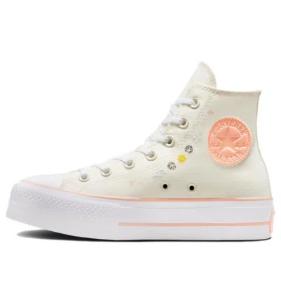 CONVERSE (WMNS) Converse Chuck Taylor All Star Lift HI Shoes 'Floral Embroidery'