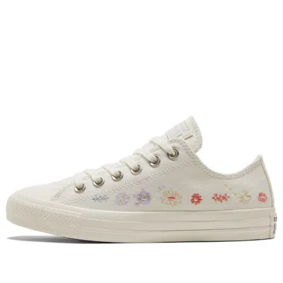 CONVERSE (WMNS) Converse Chuck Taylor All Star Low 'Embroidered Floral - Egret'