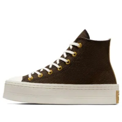 CONVERSE (WMNS) Converse Chuck Taylor All Star Modern Corduroy Lift Platform 'Fresh Brew'