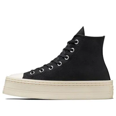 CONVERSE (WMNS) Converse Chuck Taylor All Star Modern Lift Platform Canvas 'Black Egret'