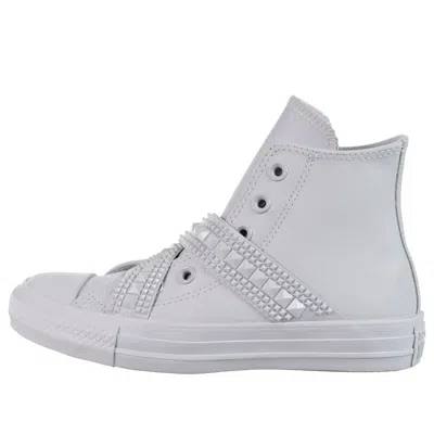 CONVERSE (WMNS) Converse Chuck Taylor All Star Punk Strap High Top 'Pure Platinum'