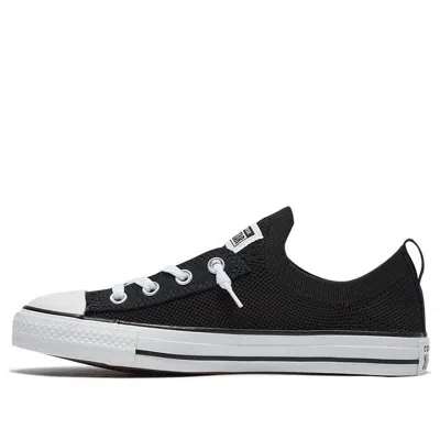 CONVERSE (WMNS) Converse Chuck Taylor All Star Shoreline Knit Slip Low Top Black White