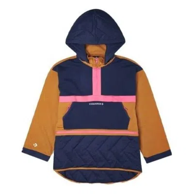 CONVERSE (WMNS) Converse Convertible Hoodie Dress 'Navy Tan'