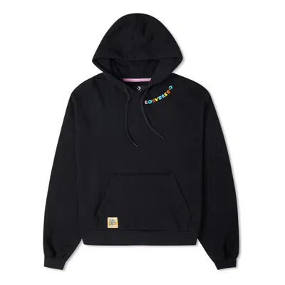 CONVERSE (WMNS) Converse Crafted Fashion Graphic Hoodie 'Black'