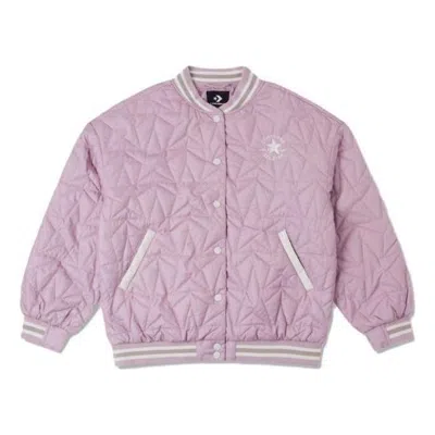 CONVERSE (WMNS) Converse Rpc Padded Baseball Jacket 'Pink'