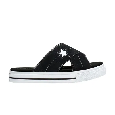 CONVERSE WMNS ONE STAR SANDAL SLIP 'BLACK WHITE'