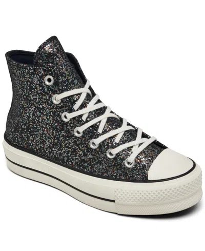 CONVERSE WOMEN'S CHUCK TAYLOR ALL STAR LIFT PLATFORM CANVAS HIGH TOP CASUAL SNEAKERS FROM FINISH LINE