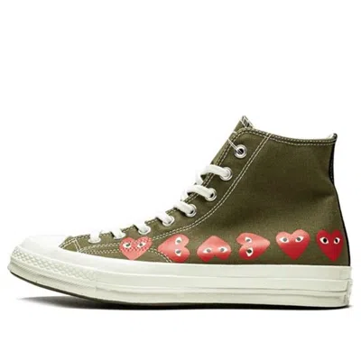 CONVERSE Converse x COMME des GARCONS PLAY Chuck 70 Hi Multi Heart 'Khaki'