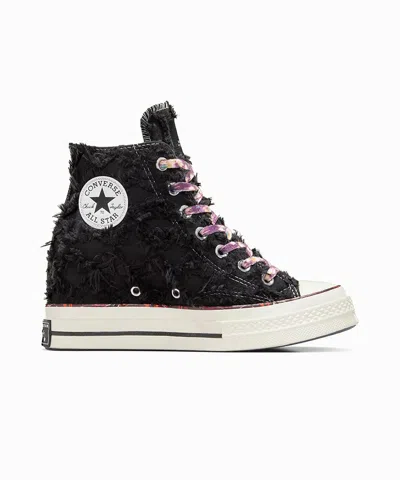 CONVERSE CONVERSE X ISABEL MARANT CHUCK 70 INTERNAL WEDGE HI SHOES - RAVEN (A10223C)