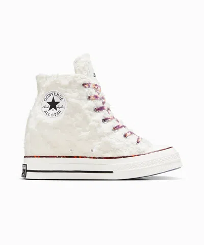 CONVERSE CONVERSE X ISABEL MARANT CHUCK 70 INTERNAL WEDGE HIGH - VANILLA WHITE (A10222C)