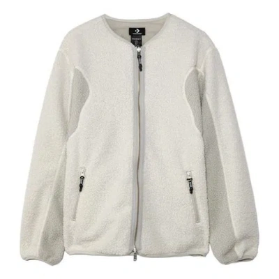 CONVERSE Converse x Slam Jam Jointly Signed Causual Sports Reversible Splicing Jacket Coat Male White