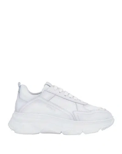 COPENHAGEN STUDIOS COPENHAGEN STUDIOS WOMAN SNEAKERS WHITE SIZE 8 LEATHER
