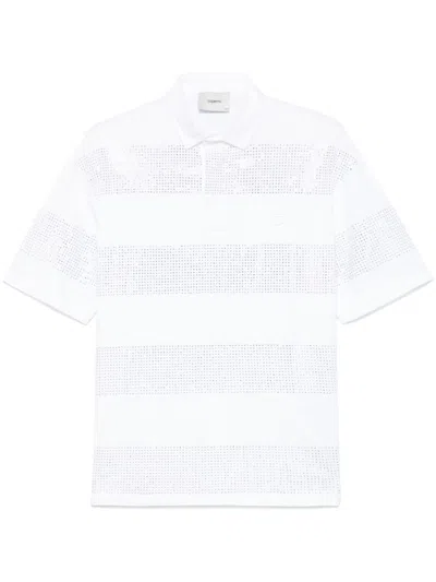 COPERNI CRYSTAL-STRIPED POLO SHIRT